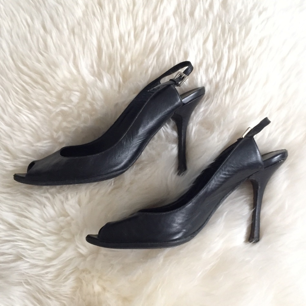 SEBASTIAN MILANO Peep Toe Heels
